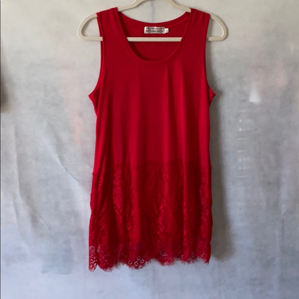 ♥️Reckless angel long red shirt